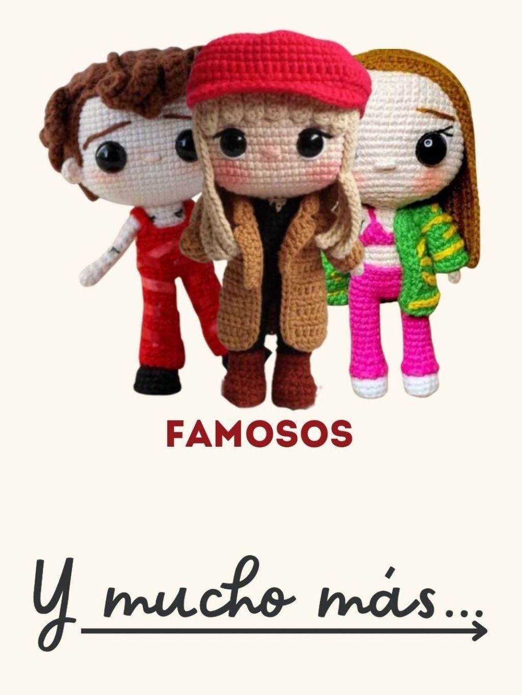 Amigurumis de personajes famosos tejidos a crochet